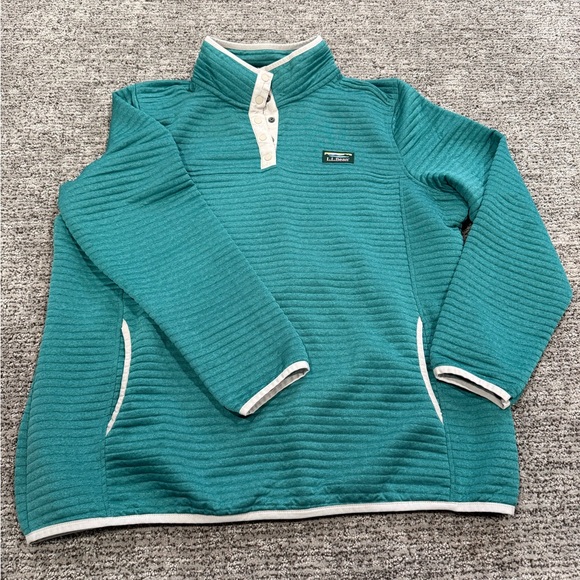 L.L. Bean Tops - L.L. Bean Teal Knit Pullover
